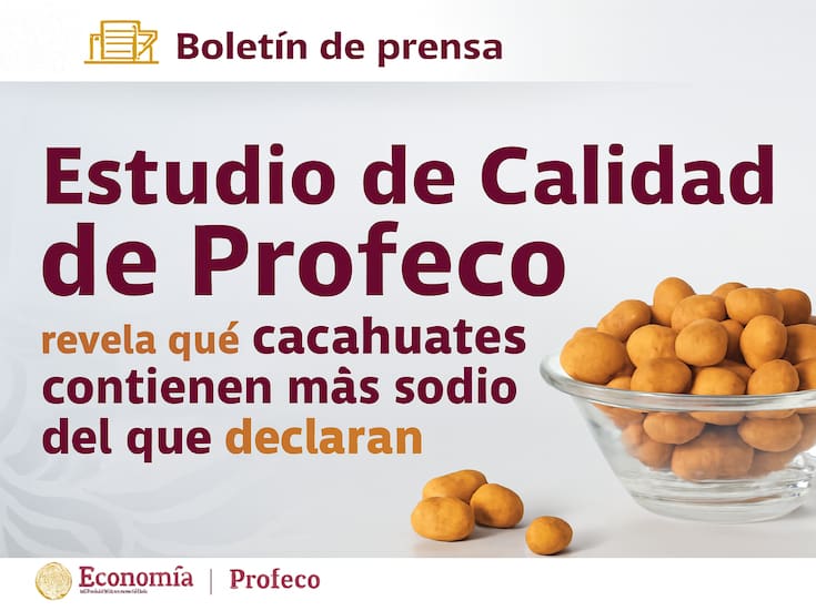 Cacahuates con exceso de sodio: Profeco revela marcas que engañan en su etiquetado y podrían afectar tu salud