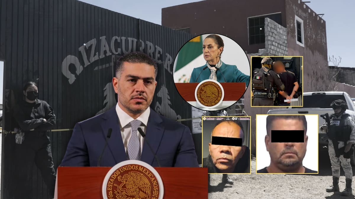 Los detenidos en relación con el caso Teuchitlán. Foto: Especial