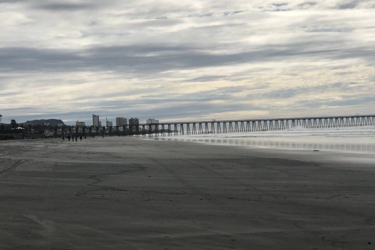 Inusual marea a causa de alerta de Tsunami en Rosarito