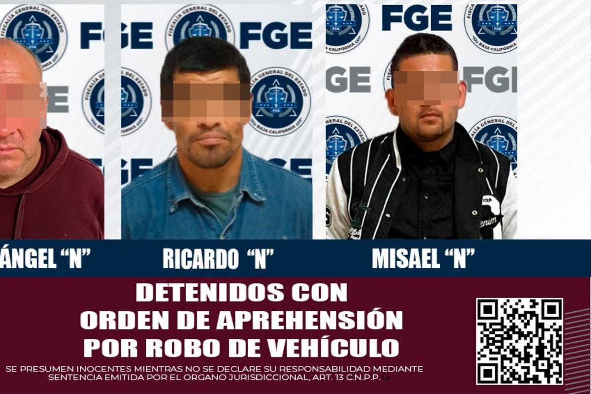 Capturan a prófugos de robo de autos