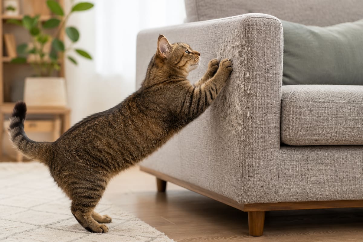 Por qué los gatos rascan sofás y muebles: el hábito natural que favorece su bienestar y cómo proteger tu hogar sin impedirles hacerlo
