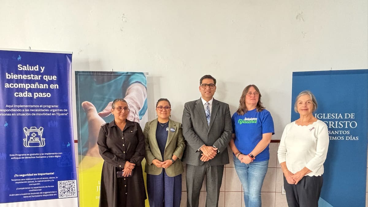 Donación humanitaria en frontera permitirá reforzar servicios de salud, agua potable y atención psicológica en albergues saturados de personas en movilidad y retornados de Estados Unidos