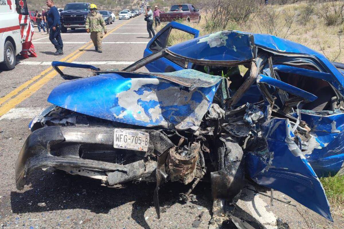 Fiscalía investiga accidente vial ocurrido en la carretera Hermosillo - Ures