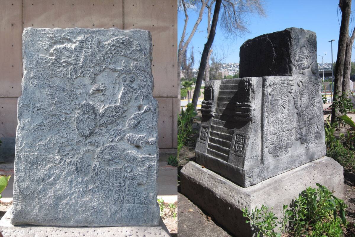 Muestra escultura mito fundacional de México-Tenochtitlan en el Cecut