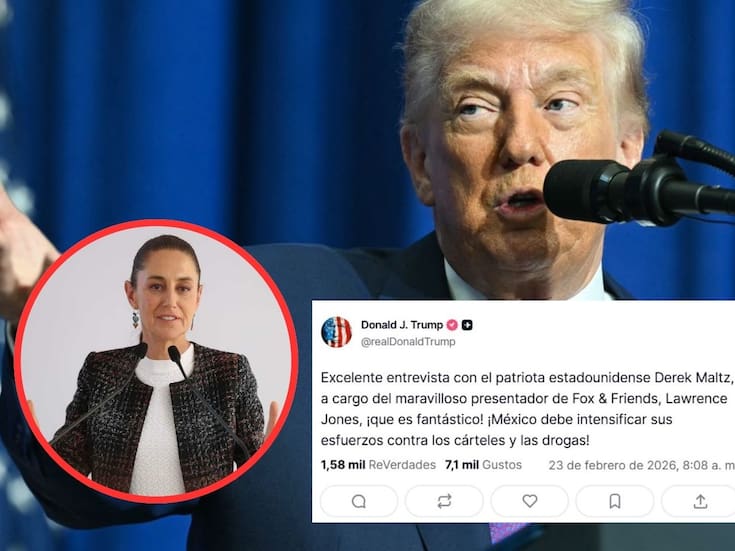 México debe intensificar los esfuerzos contra los cárteles, afirmó Donald Trump tras abatimiento de “El Mencho”