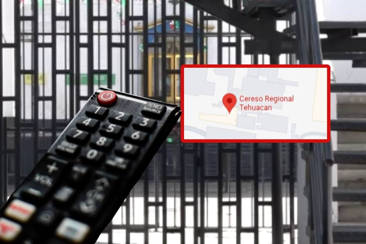 Dos televisores encuentran en Cereso de Tehuacán en Puebla y otros objetos prohíbidos dentro del centro de reclusión