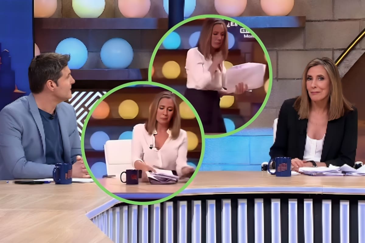 (VIDEO) Periodista española renuncia EN VIVO en televisión tras acusar hostigamiento laboral y humillaciones de su compañero: “Prefiero comer m*erda”