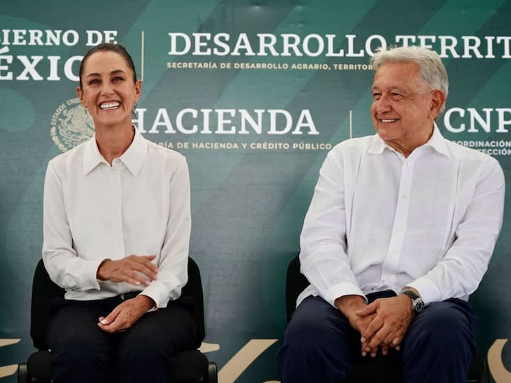 Recuerda Sheinbaum en mañanera anécdota con AMLO narrada en su libro durante gira por Sonora