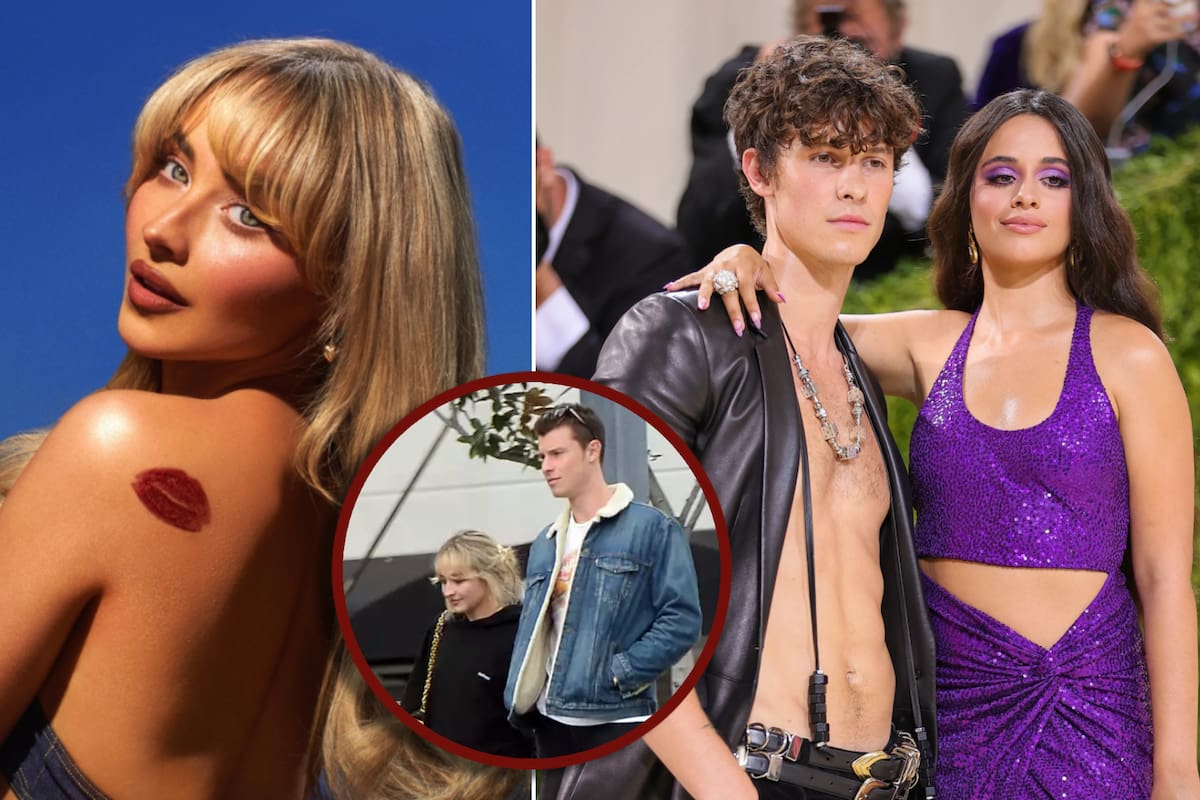 Sabrina Carpenter revela un triángulo amoroso con Camila Cabello y Shawn Mendes