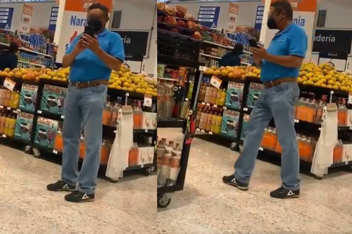 VIDEO: Acosador de mujeres es exhibido en un supermercado con la ayuda de un reto viral de TikTok