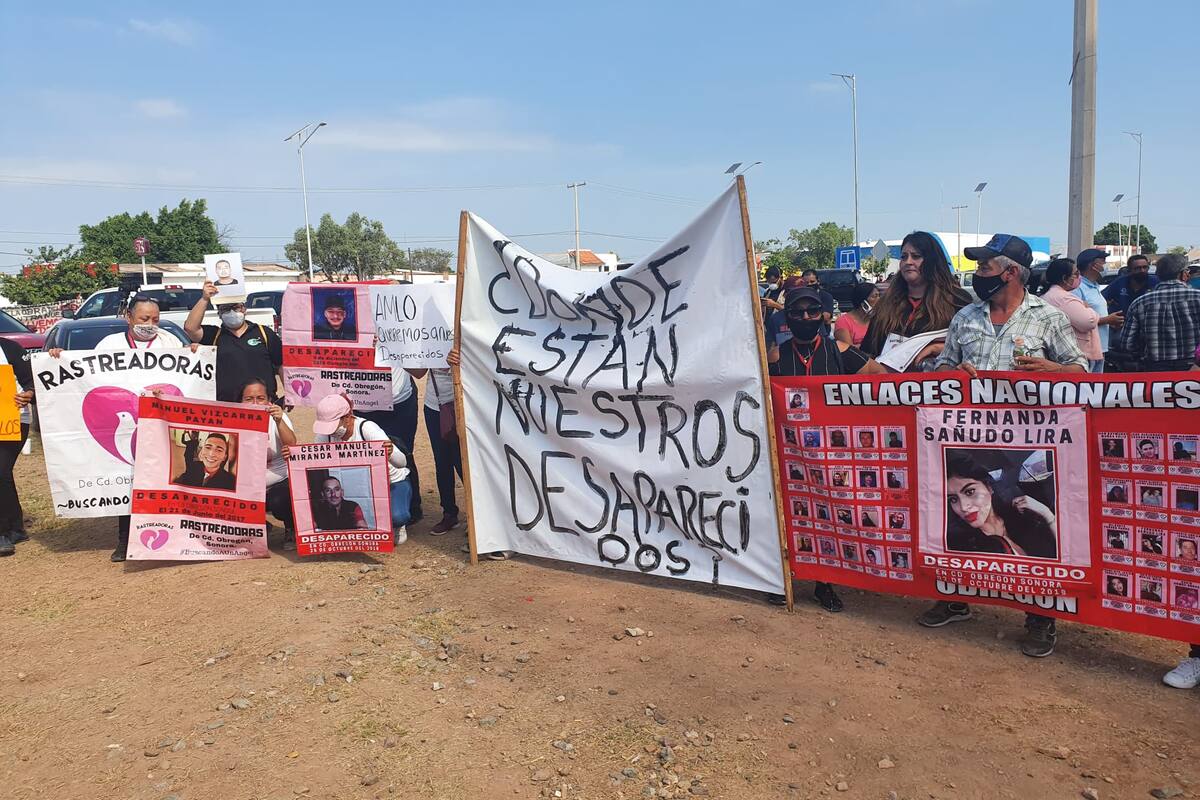 Queremos que AMLO nos ayude a encontrar a nuestros desaparecidos: Rastreadoras