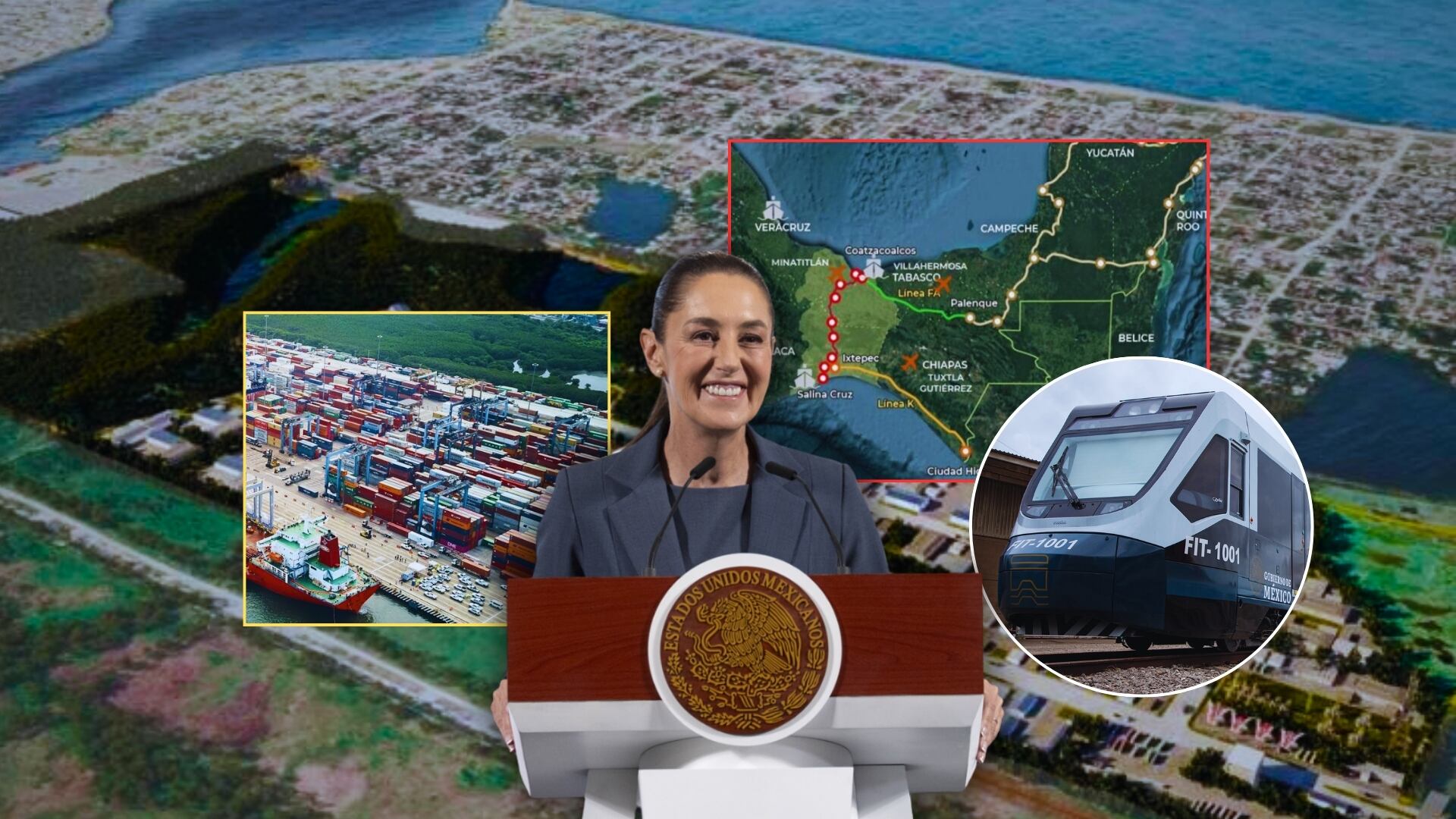 El Corredor Interoceánico del Istmo de Tehuantepec (CIIT) avanza como uno de los proyectos más estratégicos del Gobierno de México. Foto: Especial