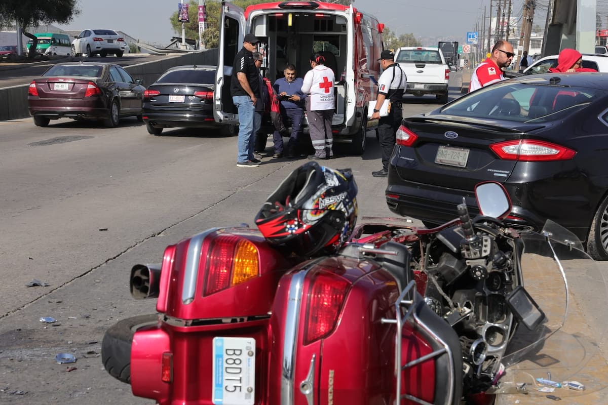 Atropellan a motociclista en bulevar Benítez