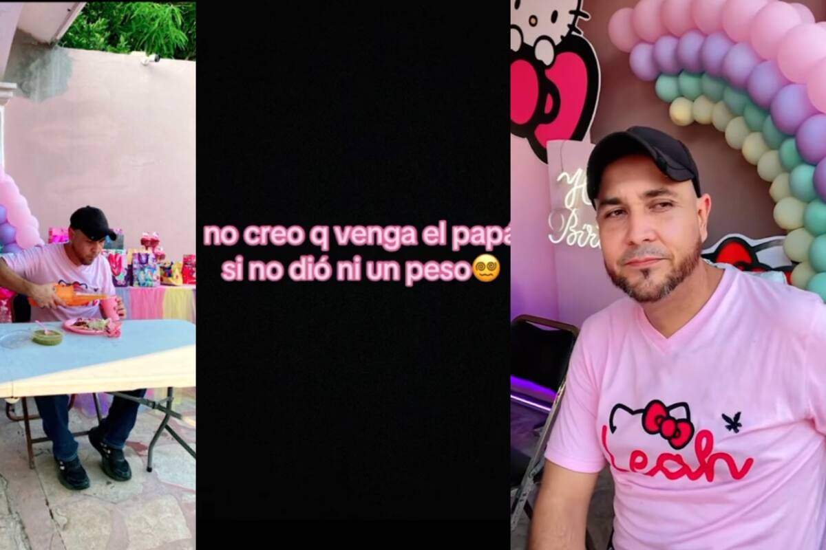 “No dio ni un peso”: Mujer expone que el padre de su hija asistió a la fiesta sin haber contribuido económicamente