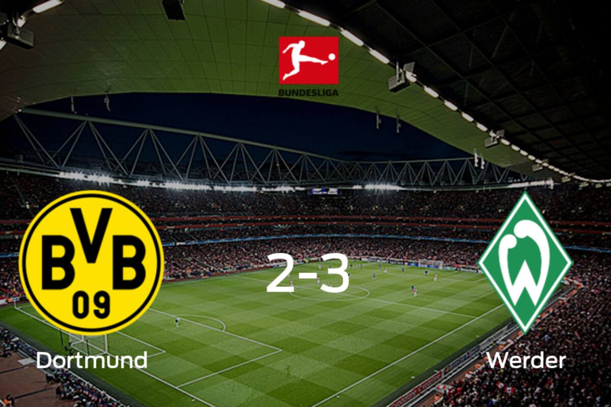 Werder Bremen vence 3-2 en el estadio de Borussia Dortmund