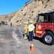 Vuelca pipa de gas en carretera de El Hongo a Tecate
