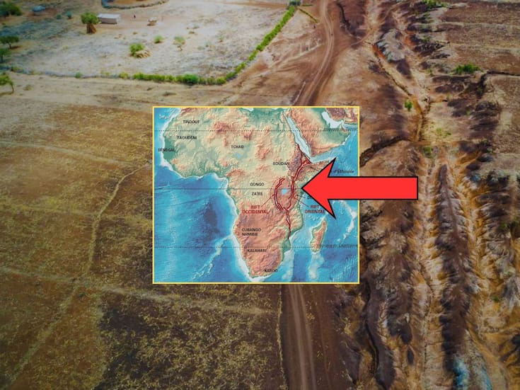 África se está partiendo en dos y la grieta está formando un nuevo océano más rápido de lo que se esperaba