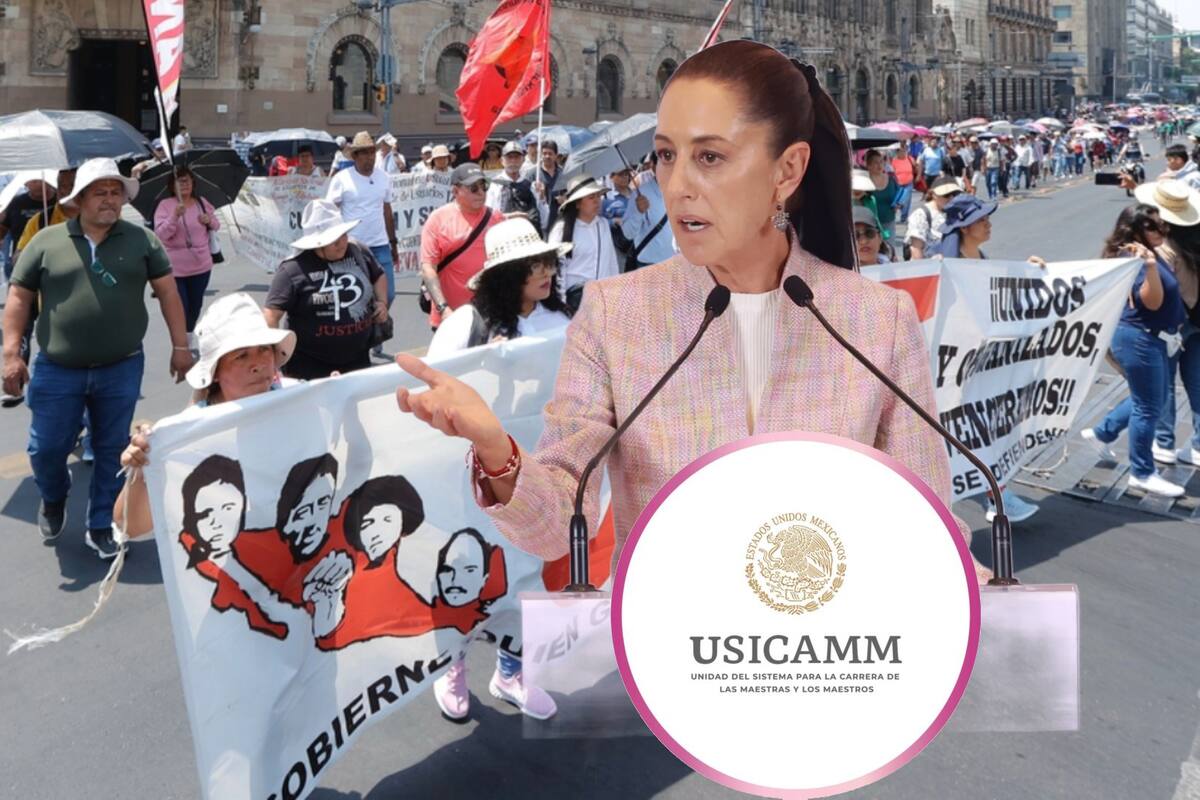¿Qué es el Usicamm y por qué Sheinbaum lo desaparecerá? Así reaccionan maestros de la CNTE