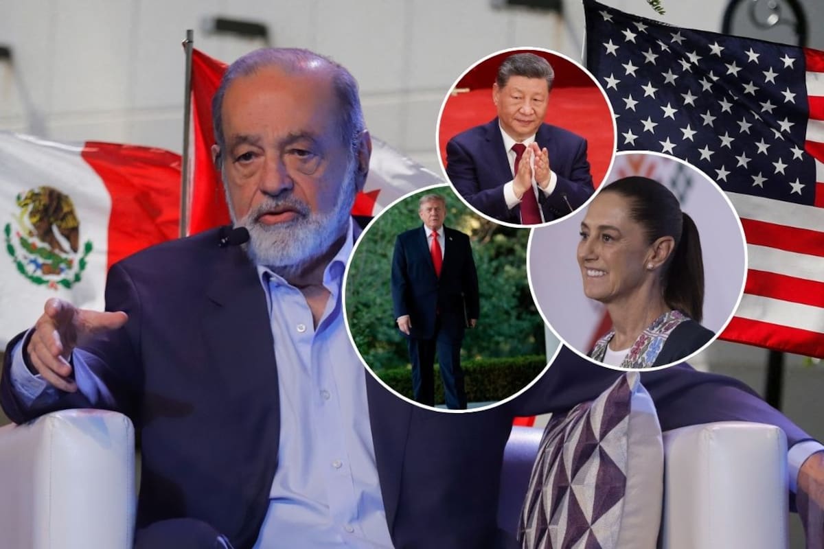Ante ‘tambaleo’ del T-MEC, Carlos Slim advierte que México debe producir más para depender menos de China mientras defiende su integración comercial con Estados Unidos