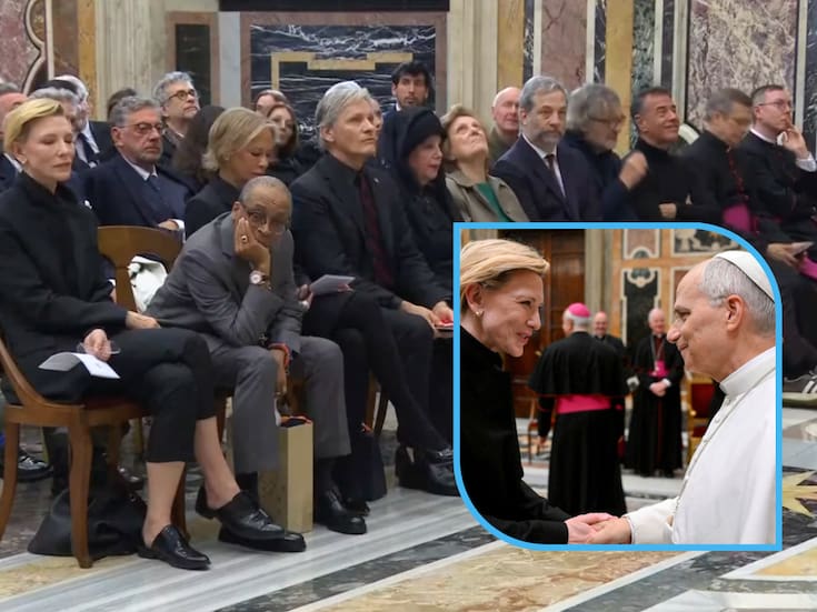 Papa León XIV reúne a estrellas de Hollywood y les dice que el cine “está en peligro”