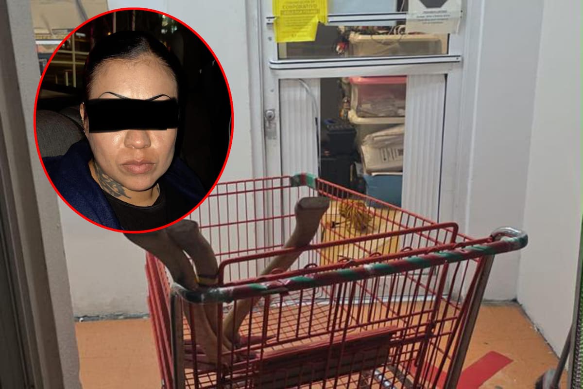 Roban caja fuerte de supermercado en Rosarito; señalan a guardia seguridad como presunta responsable