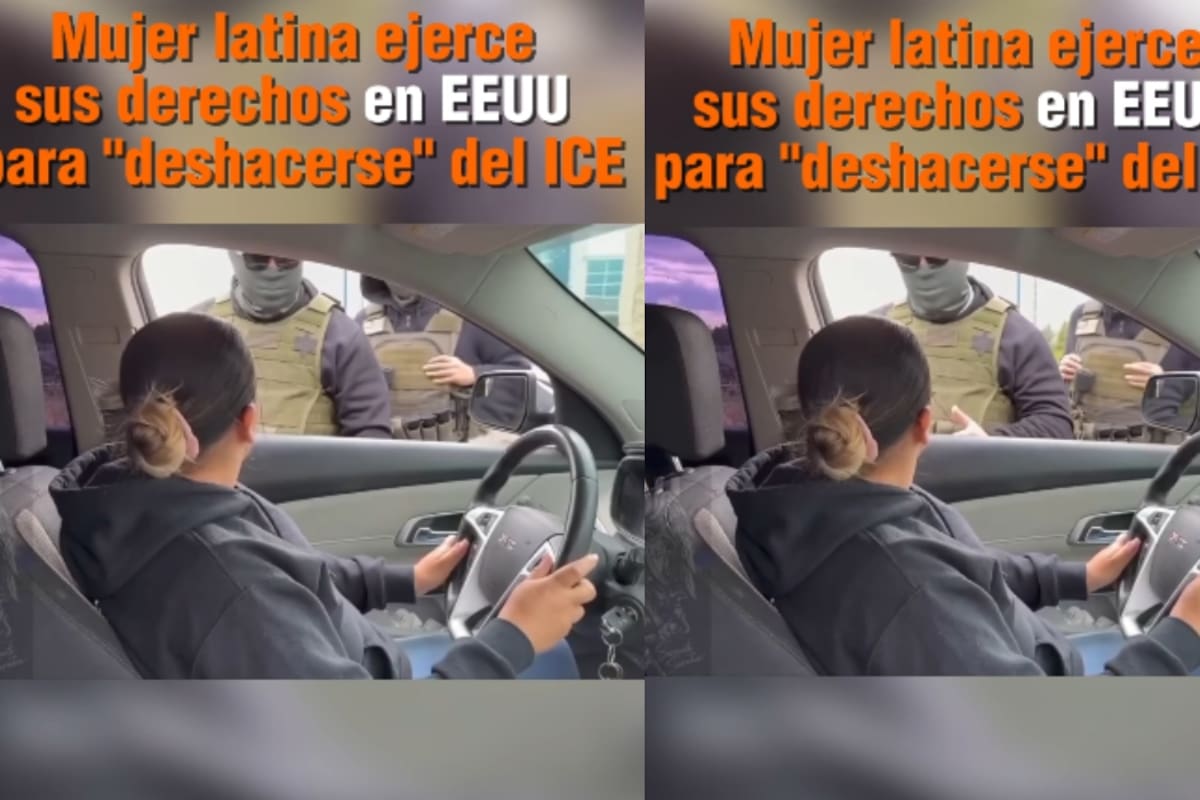 Mujer latina ejerce sus derechos cuando agentes de ICE intentan detenerla El momento se vuelve viral luego de que lograra que la dejaran en paz
