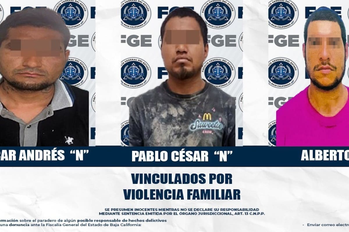 Tres hombres son procesados por violencia familiar en el Valle