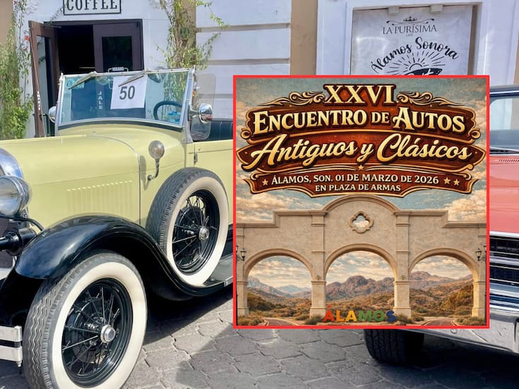 Álamos recibirá el XXVI Encuentro de Autos Clásicos el 1 de marzo