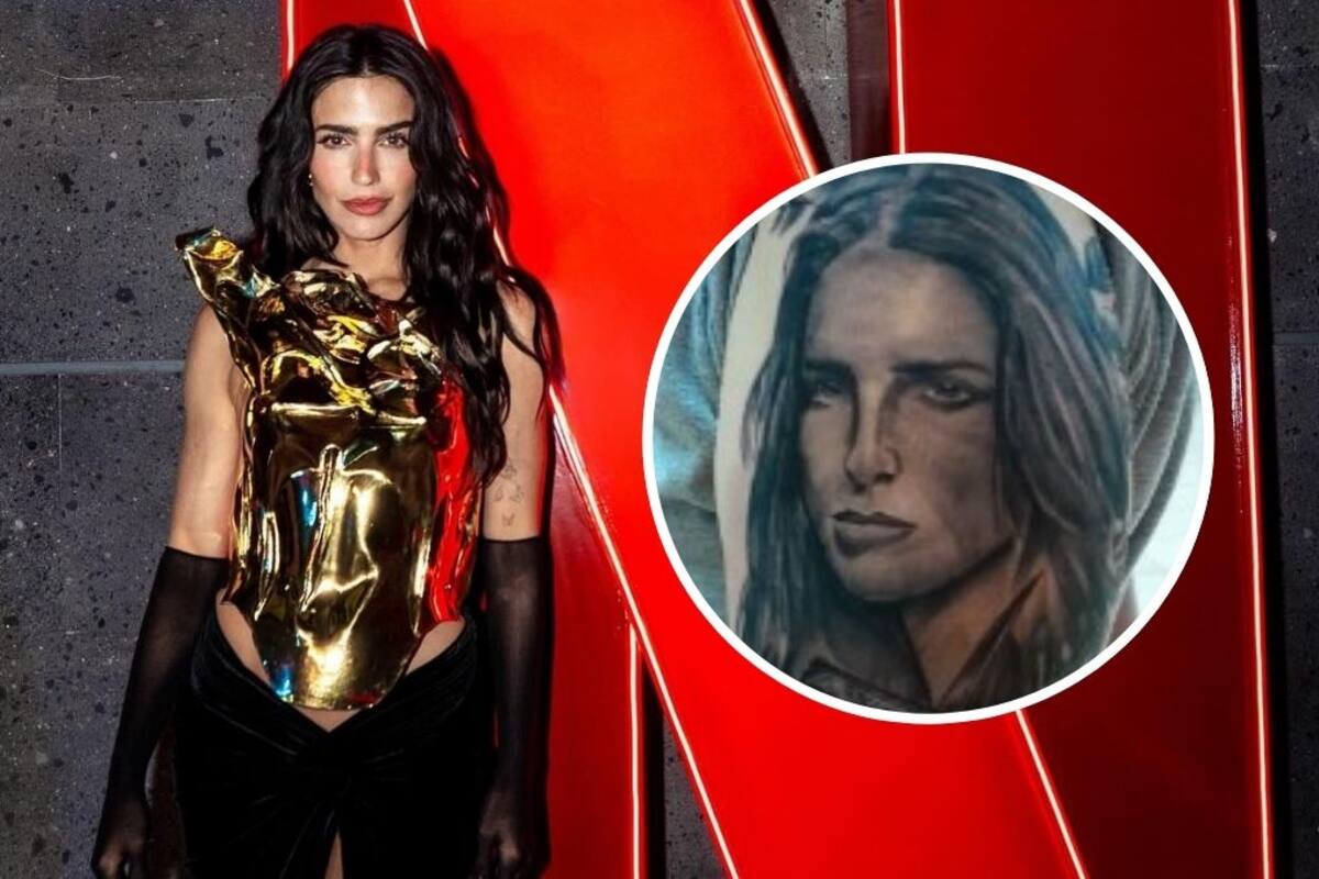 Fan argentino se tatúa el rostro de Bárbara de Regil y lo compara con un santo, así lo presumió la actriz