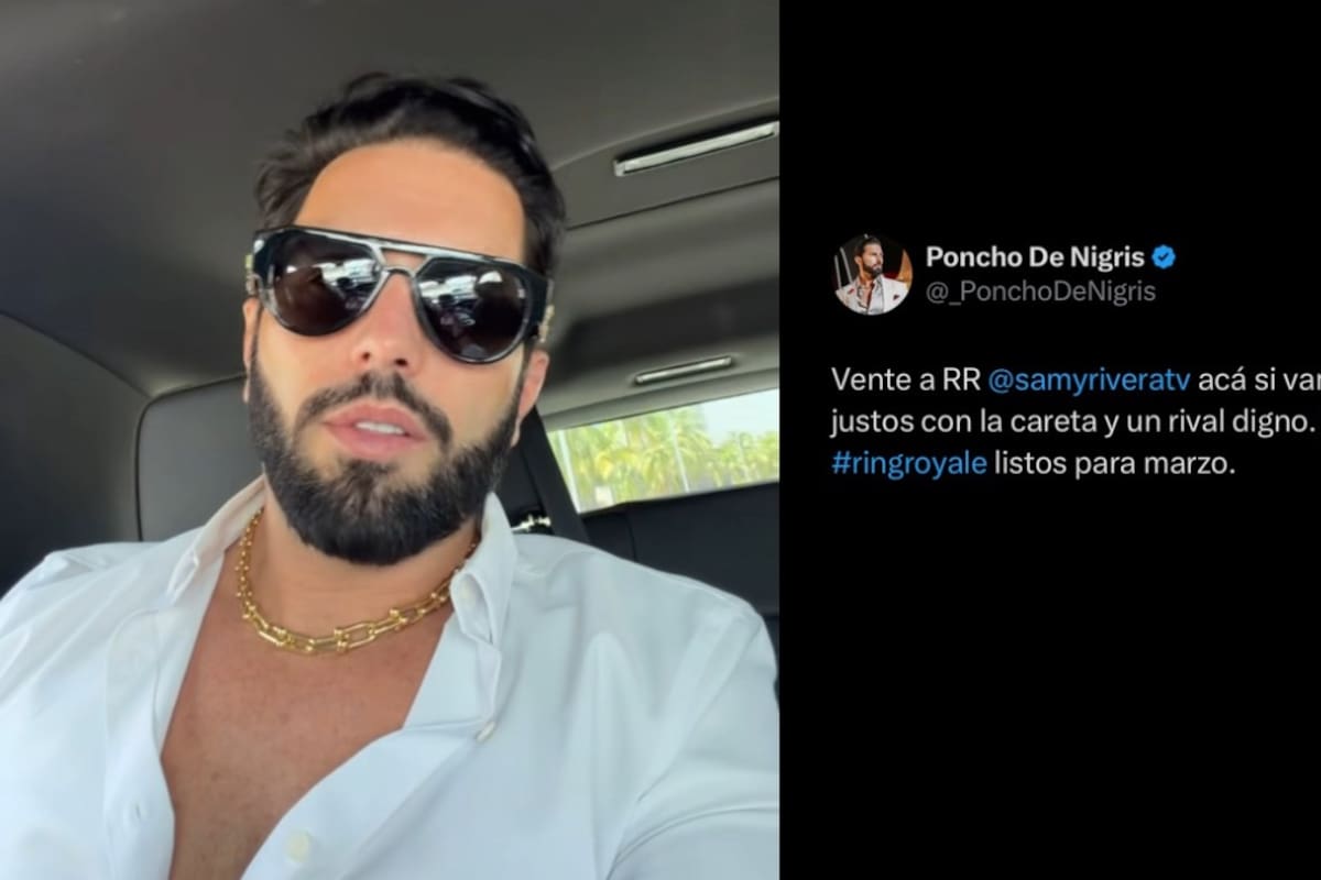El dardo de Poncho De Nigris a Samy Rivers: ¿Qué hay detrás del tuit viral sobre Ring Royale y La Velada del Año?