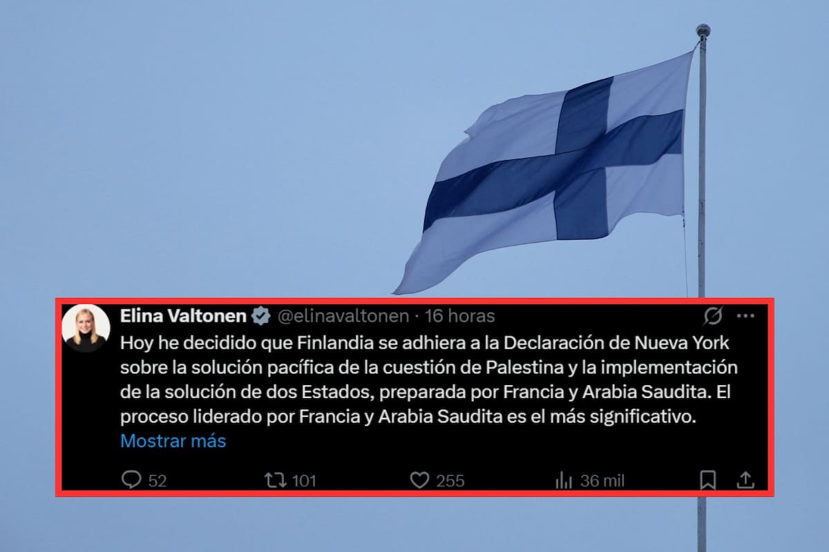 Finlandia respalda iniciativa internacional para la solución de dos Estados en el conflicto palestino-israelí