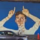 Mural en garita de San Ysidro rinde homenaje a Isaac del Toro tras histórico Tour de Francia