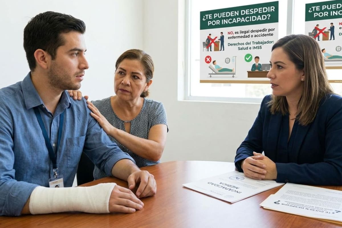 ¿Te pueden despedir por tomar una incapacidad? Esto dice la ley y así puedes denunciar