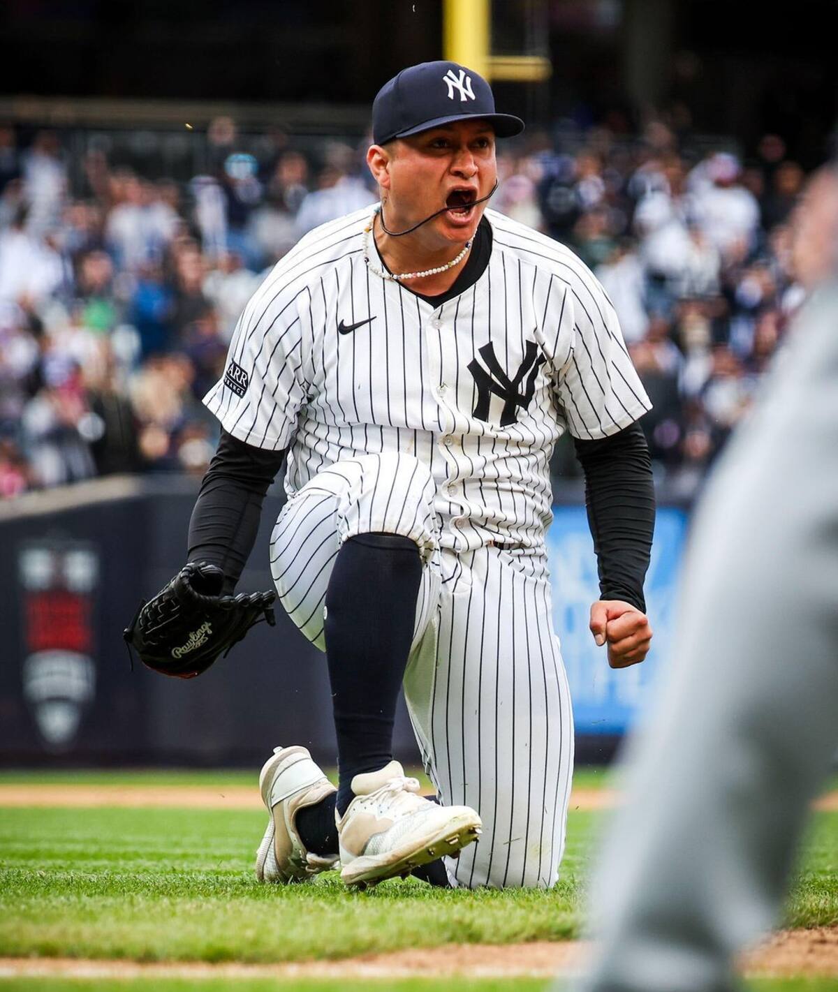El nayarita Víctor González de los Yankees de Nueva York.