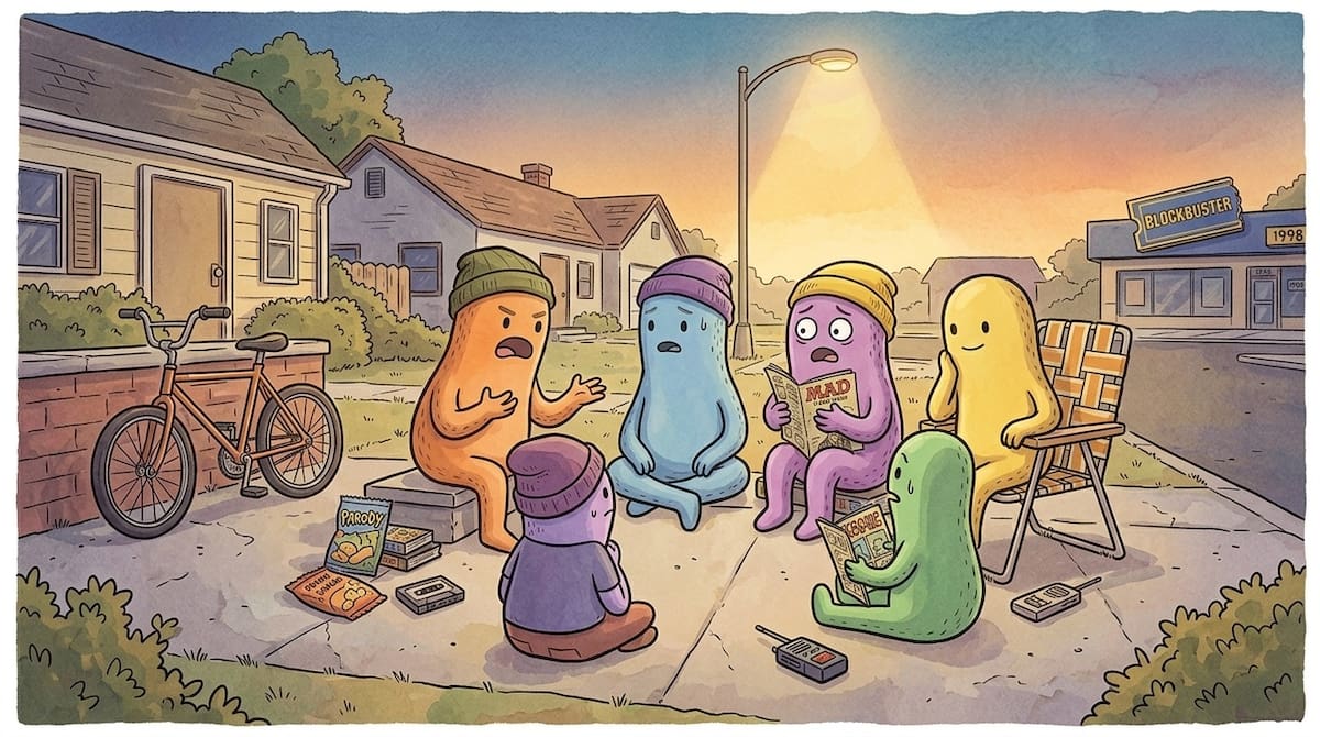 Quienes nacieron en los 90 vivieron la transición de una infancia analógica a un mundo completamente digital. Foto: Generada con IA