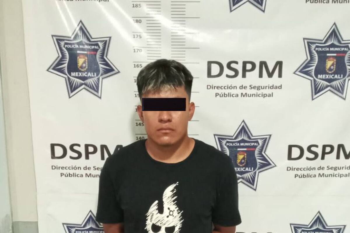 Detienen a sujeto por presuntamente lesionar con un cuchillo a un conocido suyo