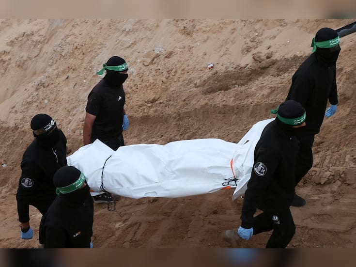 Avanza el acuerdo de alto el fuego: Israel devuelve cuerpos palestinos y Hamas entrega restos de rehenes