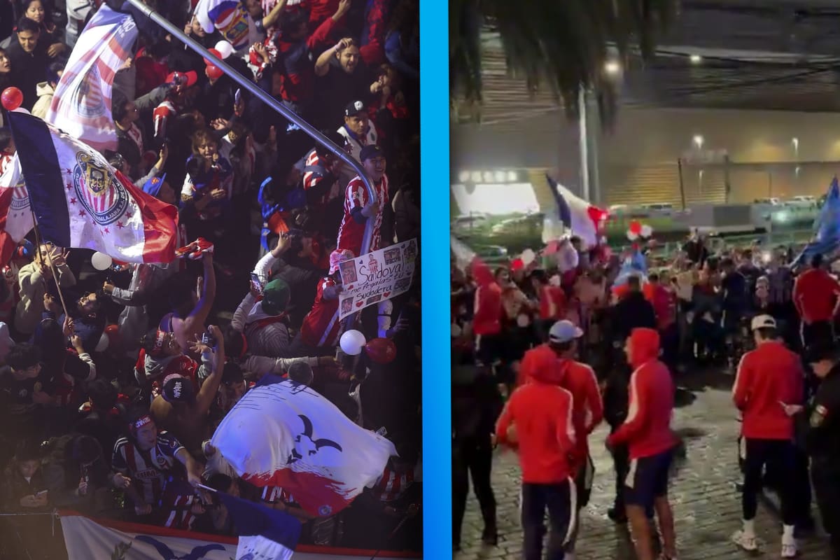 VIDEO: Chivas recibe serenata de sus aficionados previo a la semifinal contra Cruz Azul