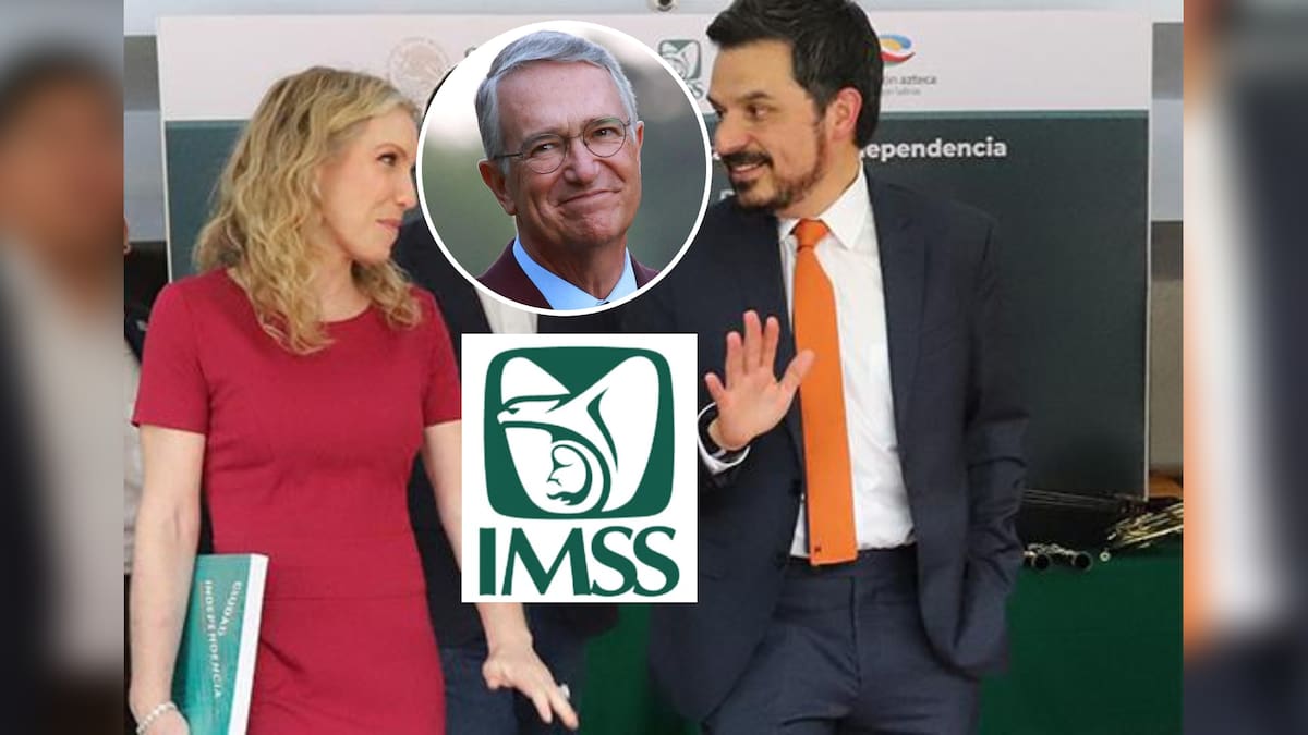 Ninfa Salinas, la hija de Ricardo Salinas Pliego, junto a Zoé Robledo, director del IMSS; esto se sabe del convenio qué tuvieron. | Especial