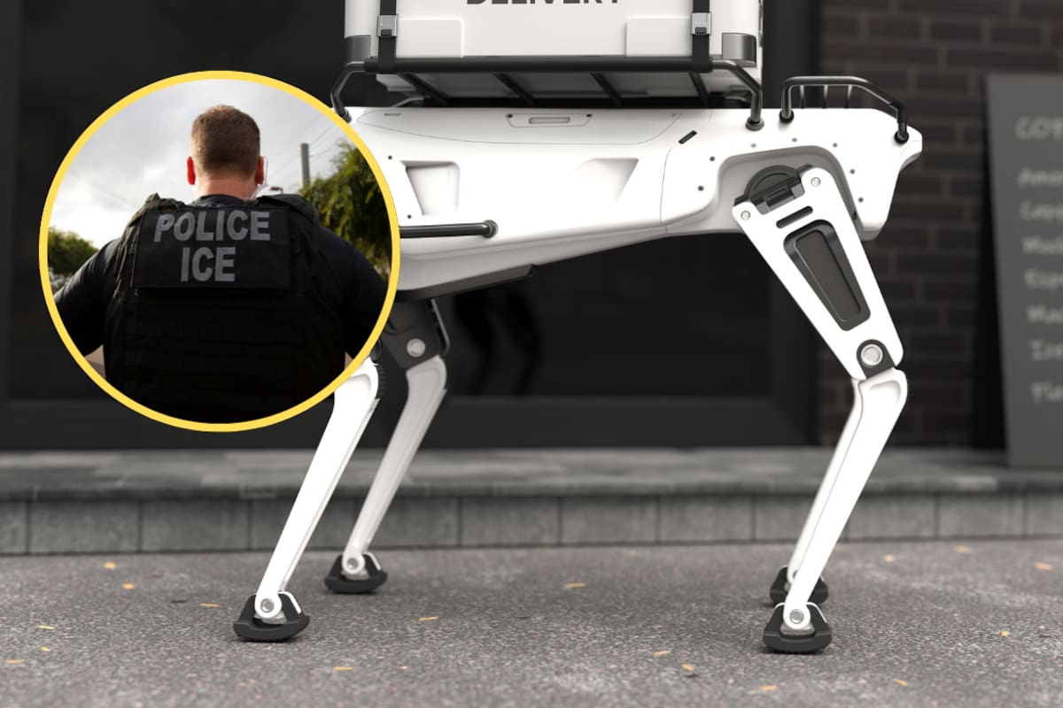 Estados Unidos planea gastar hasta 2 millones de dólares en perros robot para ICE que entrarían primero a zonas peligrosas durante operativos migratorios