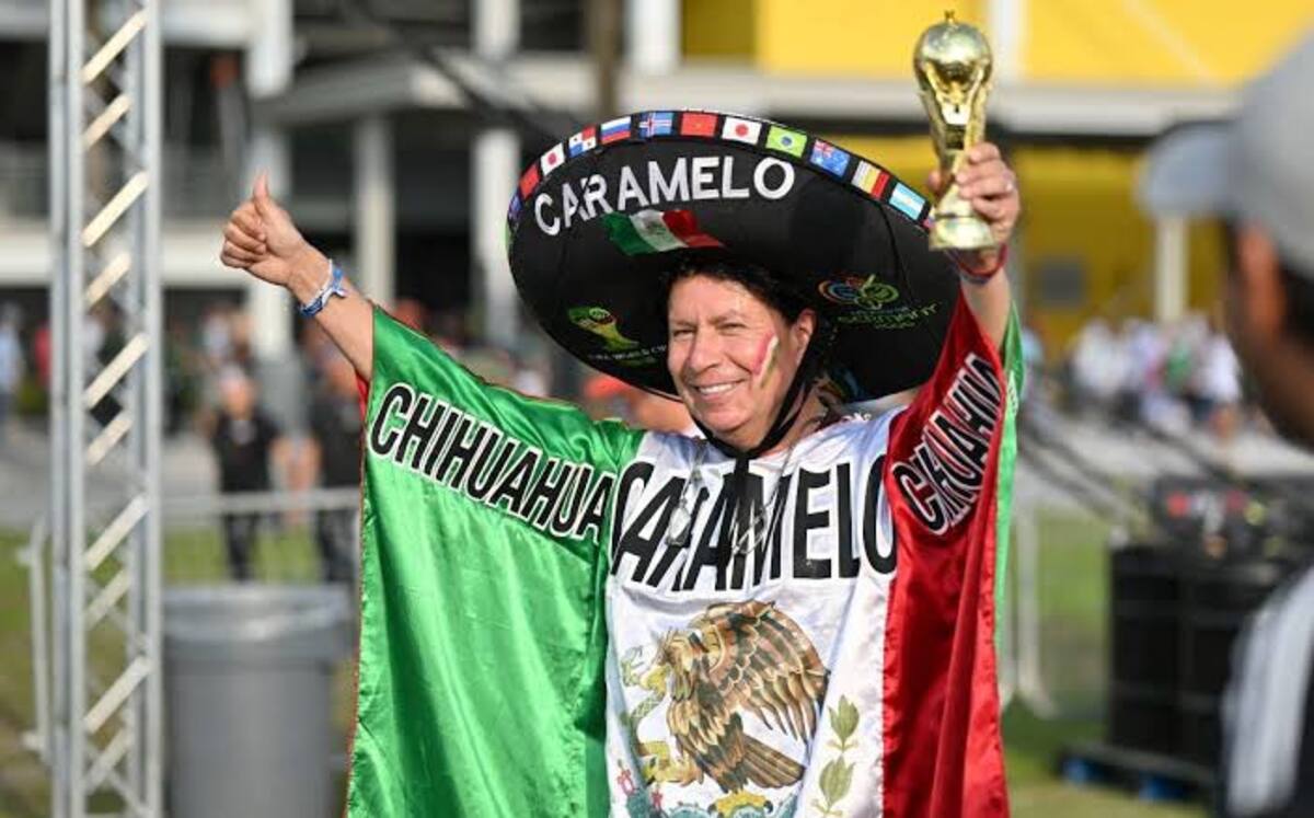 "Caramelo" estuvo presente en el partido entre España y Francia de la Semifinal de la Euro 2024. / Foto: Especial GH.
