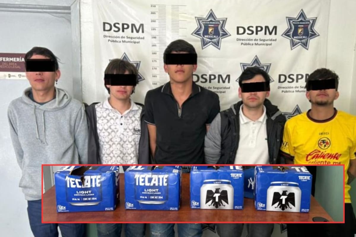 Roban cerveza y caen tras persecución en Valle de Puebla