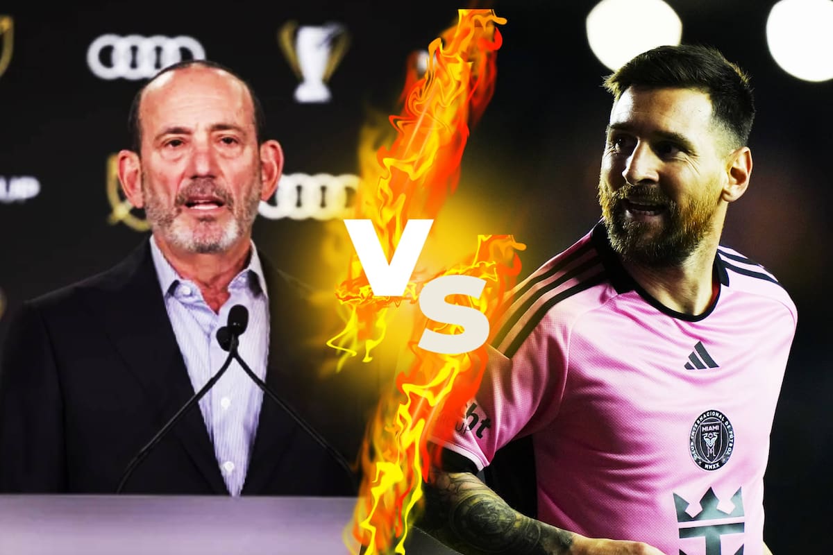 Messi estaría muy molesto con el presidente de la MLS tras ser suspendido por no participar en el Juego de Estrellas