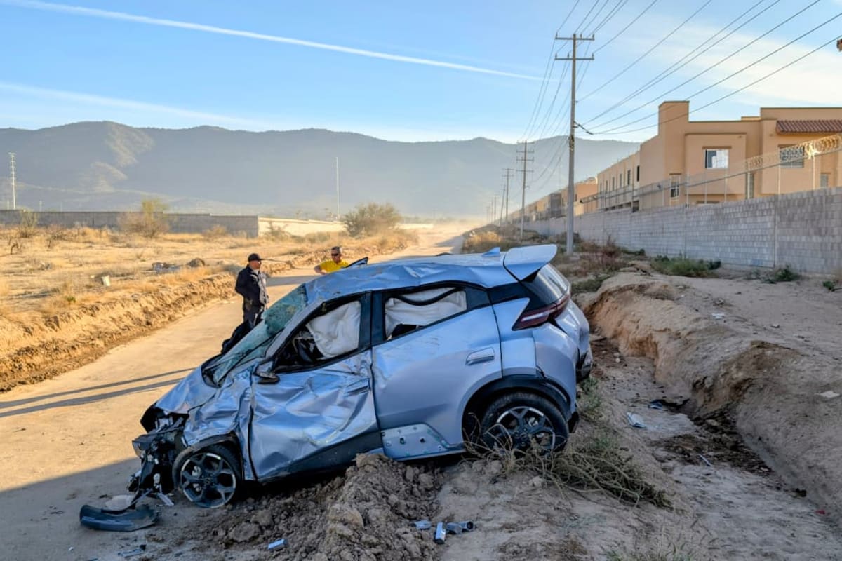Cuatro accidentes en Hermosillo dejan a cuatro personas lesionadas en cuestión de horas