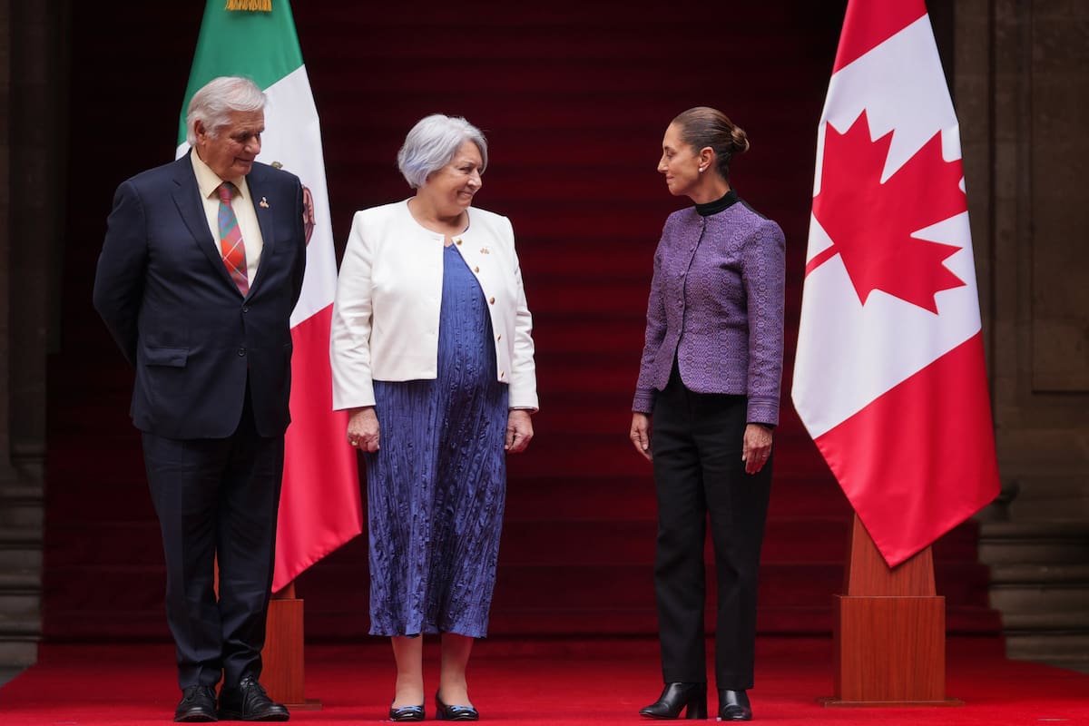 Encuentro bilateral México–Canadá: ¿de qué hablaron Sheinbaum y la gobernadora General Mary Simon durante su visita a Palacio Nacional?