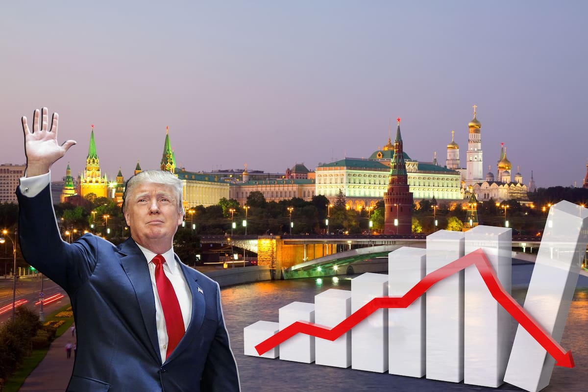 Donald Trump causa pérdidas millonarias a la bolsa rusa
