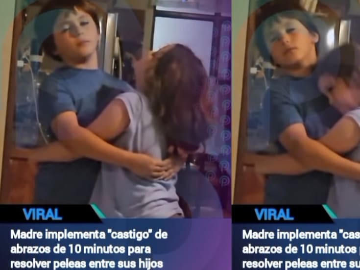 Así es el tierno e ingenioso castigo que una madre impone a sus hijos cuando se pelean