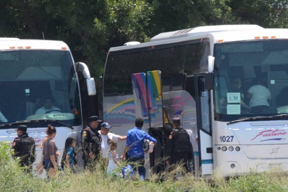Grupo de migrantes en NL será trasladado a Veracruz