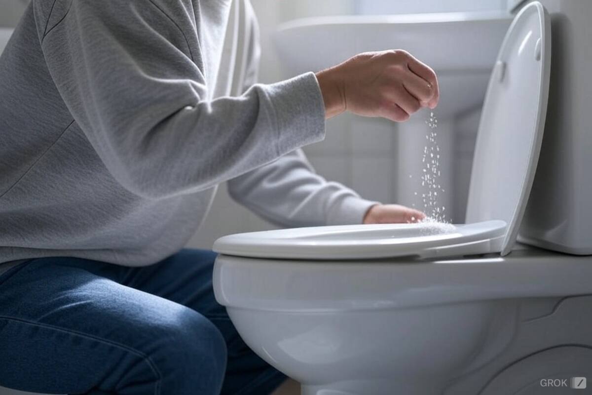 Tirar sal en el inodoro por las noches: ¿Por qué se recomienda esta práctica?