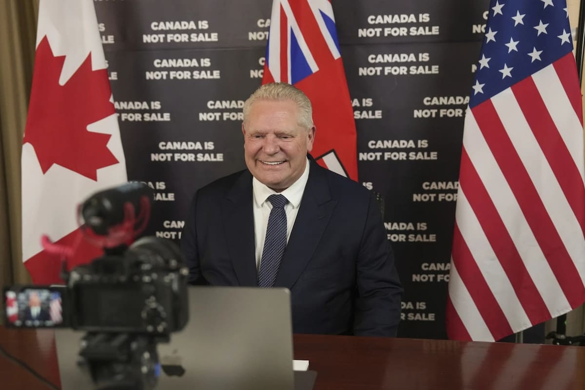 Doug Ford, el primer ministro de Ontario, en una fotografía de archivo. | Crédito: AP